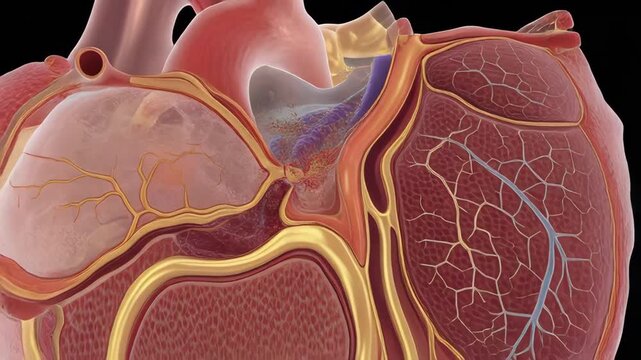 Cardiac Lymphatic Pathway Through Pericardial Tissue for Medical Education