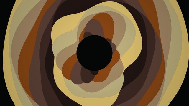 Isometric Abstract Voxel Terrain with Black and Orange Lava Blocks