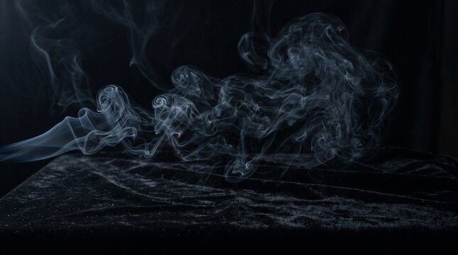 Dark fantasy scene of a group of mysterious figures in a shadowy forest