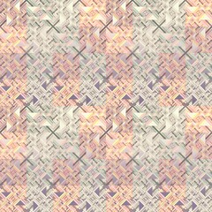 Fototapeta premium Pastel Geometric Triangle Mosaic Seamless Pattern in Soft Blush Pink and Purple