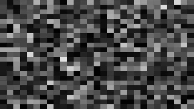 Pixel censored with mosaic pattern animation. Animated Loopable abstract mosaic blur censored.   Changing dynamic pixels blink motion for prohibition. Geometric mosaic background. 