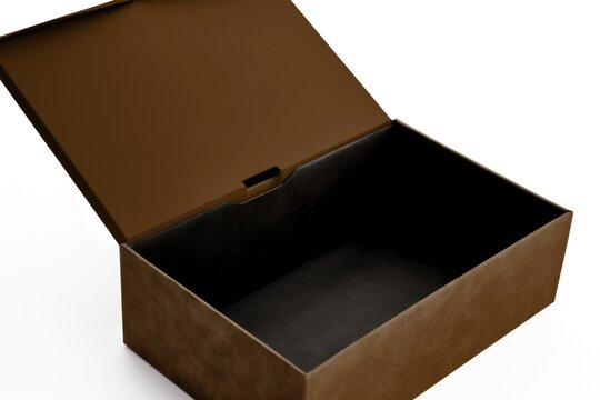 brown cardboard parcel box