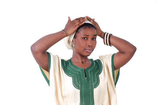 Traditional elegance in an embroidered boubou