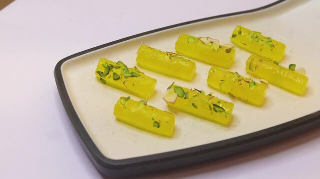 Petha is a translucent soft candy made from ash gourd or white pumpkin