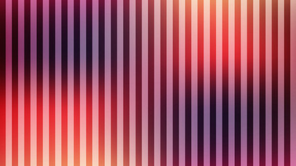 Abstract vertical striped pattern over a vibrant grainy gradient background with pink, red, and dark tones for striking contemporary posters, digital banners, and modern designs. © Sumon