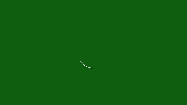 Spinning loading wheel animation, ui icon motion graphics, circle spinner, fading dots, smooth buffering effect, seamless loop, green background, minimal 4k video