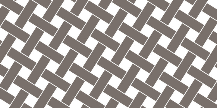 Brown basketweave vertical tile pattern. Seamless background.