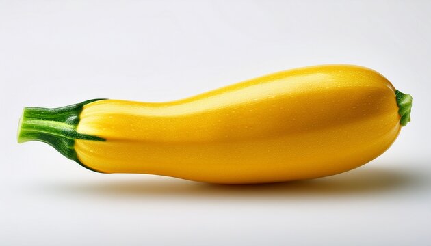 Yellow Zucchini Squash With Green Stem End
