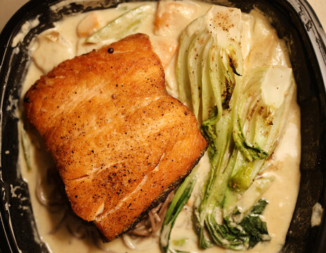 salmon entree