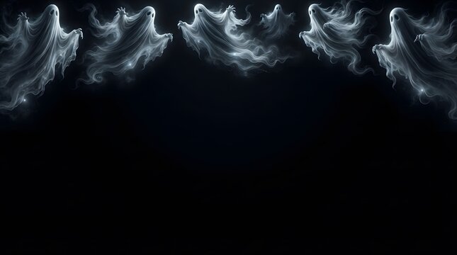 Dramatic wisps of white smoke against a dark teal background creating an abstract effect