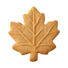 Fototapeta premium PNG Maple leaf cookie delight.