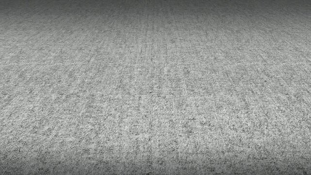 Gentle panning motion over ultra soft Italian light gray wool cashmere fabric revealing premium surface sheen and exquisite tailoring material background