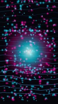 Primordial Quantum Foam Energy Field, Abstract Particle Waves in Spacetime Loop 9:16