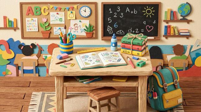 Back to School 3D Clay Supplies