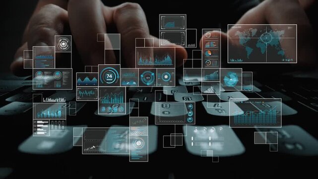 Data insights, charts, and analytics help visualize performance. Data drives strategy, analytics enhances growth, and data improves business outcomes through analytics. Marrow