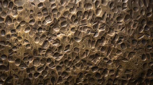 hammered metal surface texture with antique bronze and copper hammered finish