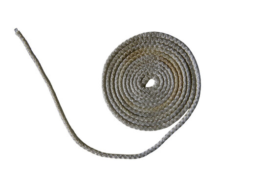 rope coiled in a circle Isolated on transparent background&nbsp;