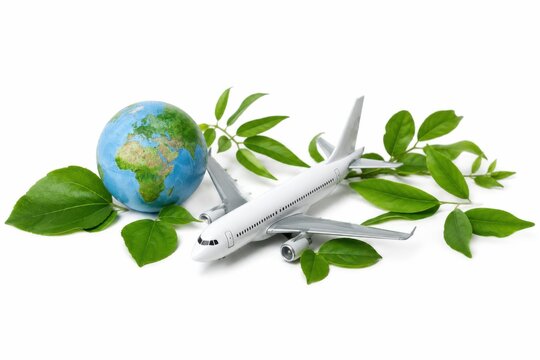 Sustainable Air Travel Concept