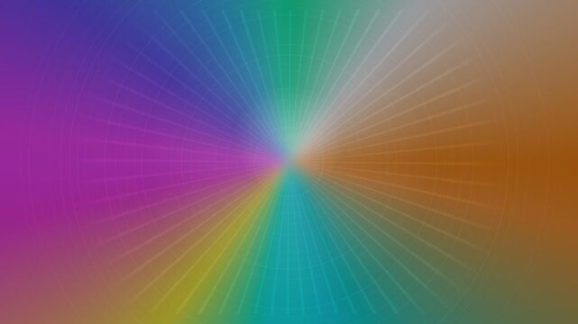 Colorful abstract rotating spectrum radar wheel background