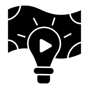 creator economy Solid icon