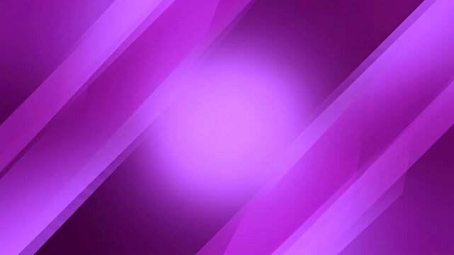Smooth diagonal light beams converging into a bright central glow with dark purple vignette corners. Perfect for corporate presentations, video overlays, event stage visualizers, and minimal product b