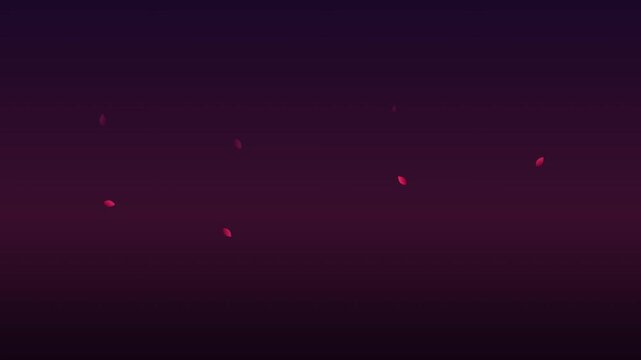 Remembrance Day abstract drifting petals loop