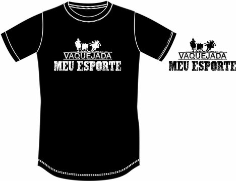 Cute and Modern Vaquejada Culture Graphic Design for Kids Trendy T-Shirt