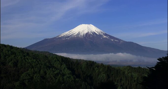 二十曲峠展望台から富士山