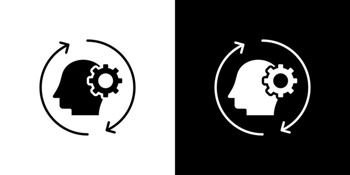 Initiative Icon Sheet Multiple Style Collection Isolated Vector