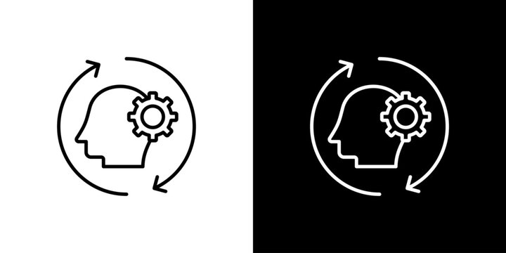 Initiative Icon Sheet Multiple Style Collection Isolated Vector
