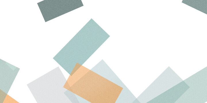 Soft pastel rectangles and blocks drift across a bright white background, creating a calm, modern texture for product pages and presentation slides.