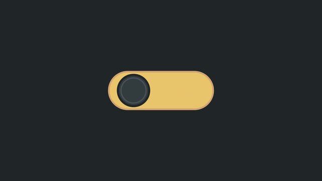 Toggle switch animation with simple on and off control
