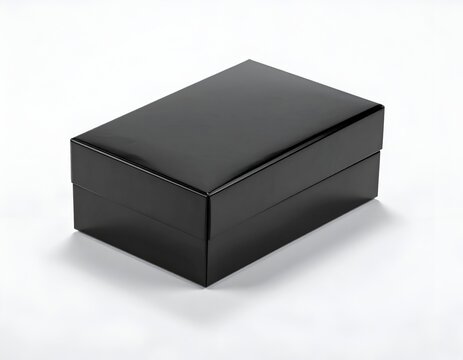 Glossy black box.