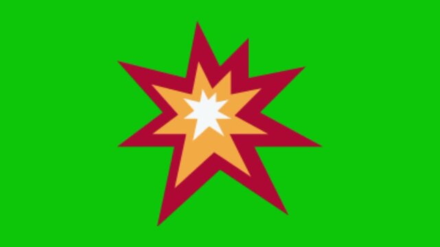 Sudden Explosion Shock Effect Animation