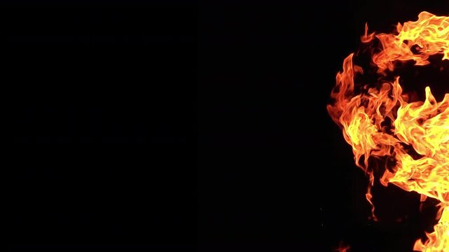Slow Motion Flames 240fps