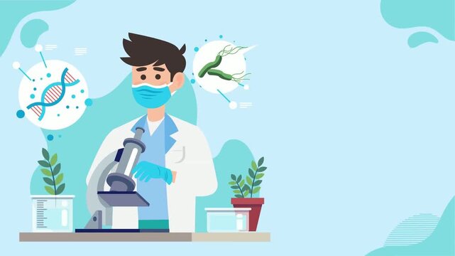Medical Laboratory Technician Motion Graphic