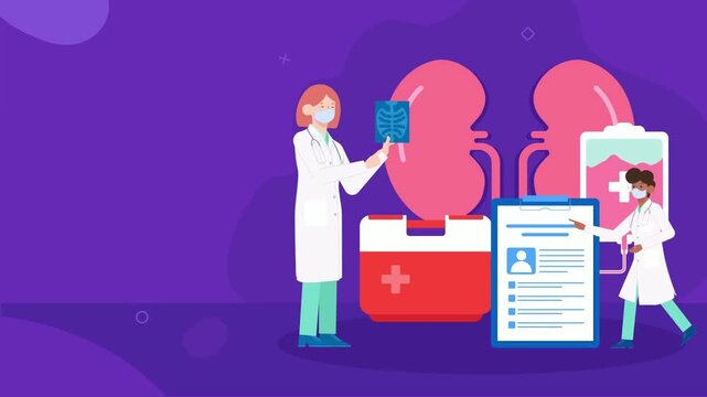 Internal Medicine Doctors Motion Graphics