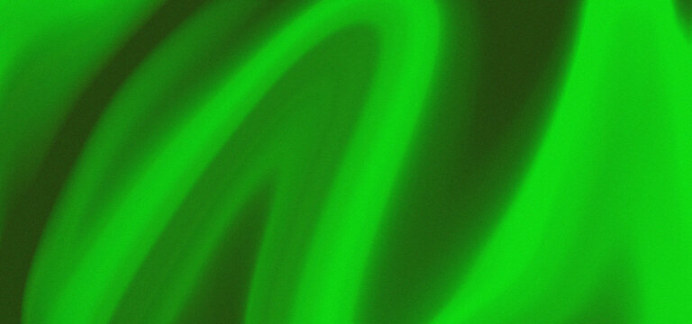 Abstract digital green wave motion background texture with smooth curved lines and gradient color transitions