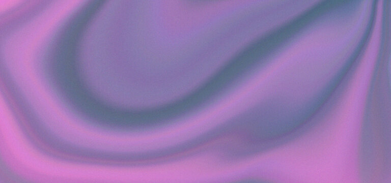 Abstract fabric texture with flowing purple and blue gradients waves. Smooth material surface reflects light softly