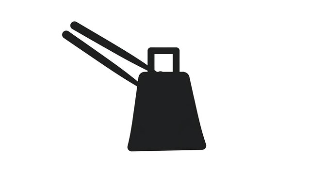 Black anvil icon on white background.