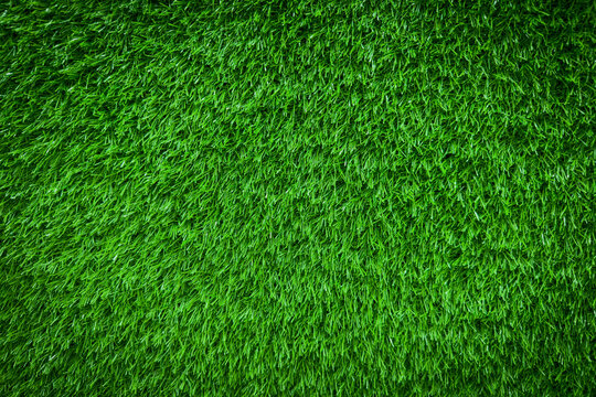 Green grass background, football field