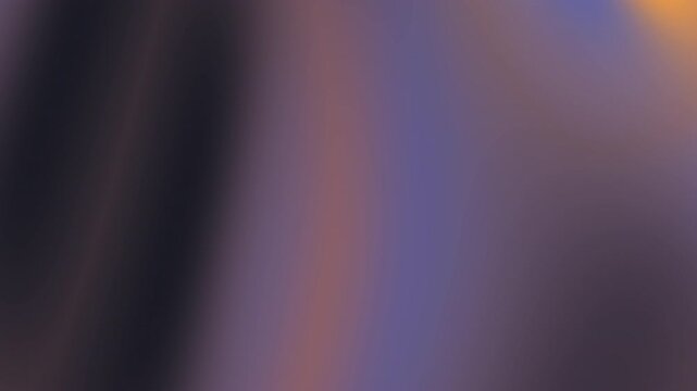 Abstract dark purple blurred mesh gradient background with soft wave texture and subtle warm orange light glow for luxury UI design and dark mode backdrop template