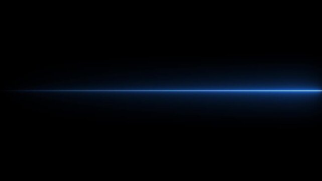 Abstract Blue Laser Neon Light Beam Background