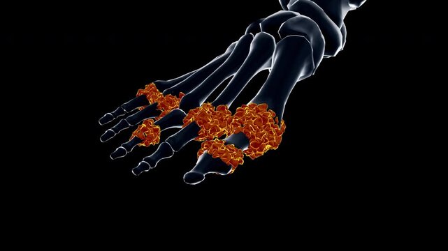 Medical dynamic video materials on bone and joint diseases