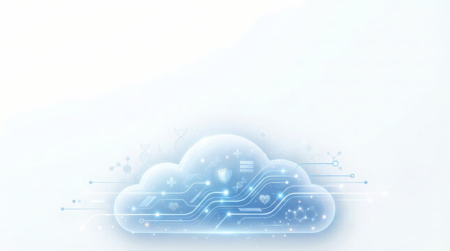 Abstract transparent cloud computing data transfer concept