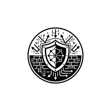 Shield with network and binary code design