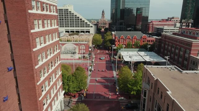 Sundance Square in Downtown Fort Worth Texas 