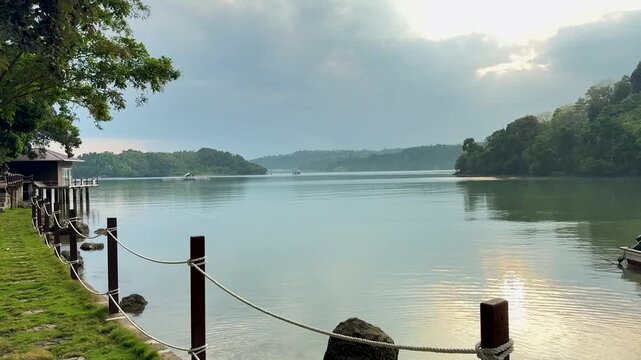 Beautiful View of Iboih Beach, Sabang, Aceh at the morning. A popular tourist destination in Weh Island, Sumatera