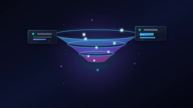 Telemedicine and online pharmacy animation with secure medical icons on clean blue background