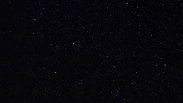 Night sky filled with numerous bright stars and distant celestial objects